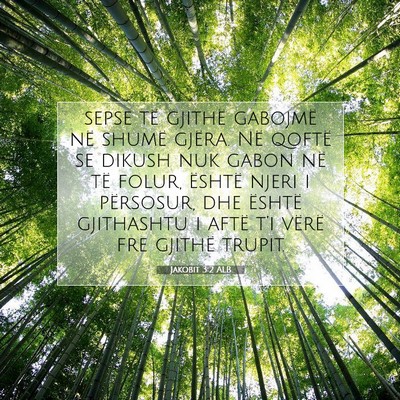 Picture 07 - Jakobit 3:2 ALB - sepse të gjithë gabojmë në shumë gjëra. Në - Bible Verse Picture