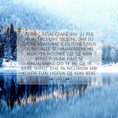 Picture 07 - Joeli 3:4 ALB - Përveç kësaj çfarë jeni ju për mua, Tiro - Bible Verse Picture
