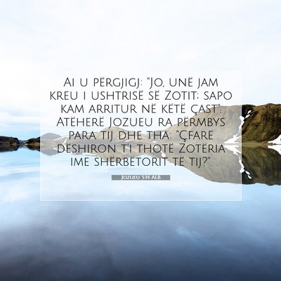 Picture 07 - Jozueu 5:14 ALB - Ai u përgjigj: 