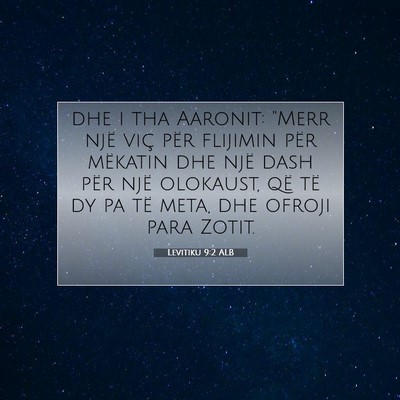 Picture 07 - Levitiku 9:2 ALB - dhe i tha Aaronit: 