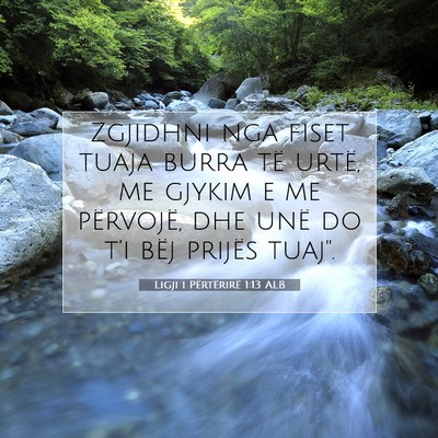 Picture 07 - Ligji i Përtërirë 1:13 ALB - Zgjidhni nga fiset tuaja burra të urtë, me - Bible Verse Picture