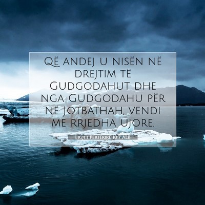 Picture 07 - Ligji i Përtërirë 10:7 ALB - Që andej u nisën në drejtim të Gudgodahut dhe - Bible Verse Picture
