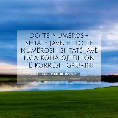 Picture 07 - Ligji i Përtërirë 16:9 ALB - Do të numërosh shtatë javë; fillo të - Bible Verse Picture