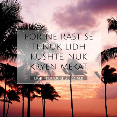 Picture 07 - Ligji i Përtërirë 23:22 ALB - por në rast se ti nuk lidh kushte, nuk kryen - Bible Verse Picture