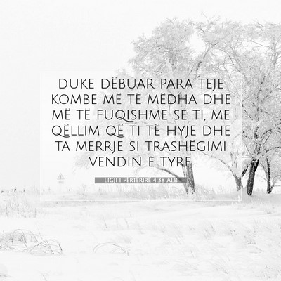 Picture 07 - Ligji i Përtërirë 4:38 ALB - duke dëbuar para teje kombe më të mëdha dhe - Bible Verse Picture