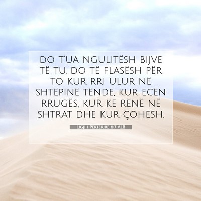 Picture 07 - Ligji i Përtërirë 6:7 ALB - do t’ua ngulitësh bijve të tu, do të - Bible Verse Picture