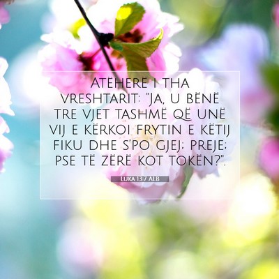 Picture 07 - Luka 13:7 ALB - Atëherë i tha vreshtarit: 