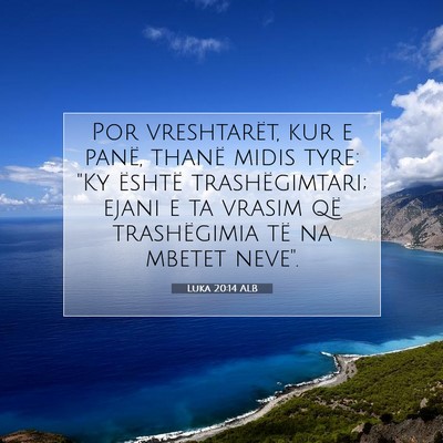 Picture 07 - Luka 20:14 ALB - Por vreshtarët, kur e panë, thanë midis tyre: - Bible Verse Picture