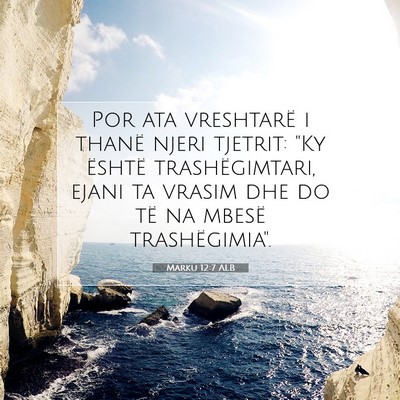Picture 07 - Marku 12:7 ALB - Por ata vreshtarë i thanë njeri tjetrit: 