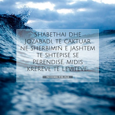 Picture 07 - Nehemia 11:16 ALB - Shabethai dhe Jozabadi, të caktuar në - Bible Verse Picture
