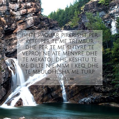 Picture 07 - Nehemia 6:13 ALB - Ishte paguar pikërisht për këtë: për të më - Bible Verse Picture