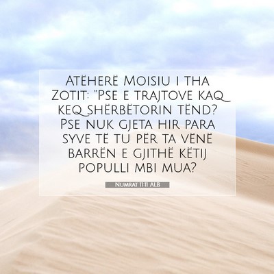 Picture 07 - Numrat 11:11 ALB - Atëherë Moisiu i tha Zotit: 