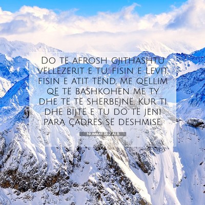 Picture 07 - Numrat 18:2 ALB - Do të afrosh gjithashtu vëllezërit e tu, fisin - Bible Verse Picture