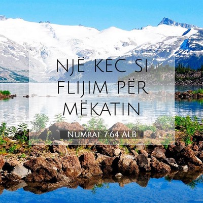 Picture 07 - Numrat 7:64 ALB - një kec si flijim për - Bible Verse Picture