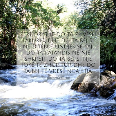 Picture 07 - Osea 2:3 ALB - përndryshe do ta zhvesh lakuriq dhe do ta bëj - Bible Verse Picture