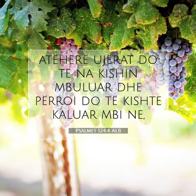 Picture 07 - Psalmet 124:4 ALB - atëherë ujërat do të na kishin mbuluar dhe - Bible Verse Picture
