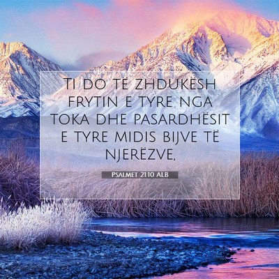 Picture 07 - Psalmet 21:10 ALB - Ti do të zhdukësh frytin e tyre nga toka dhe - Bible Verse Picture
