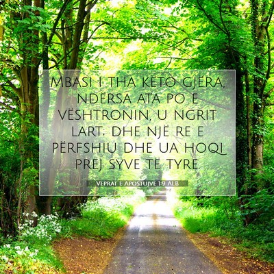 Picture 07 - Veprat e Apostujve 1:9 ALB - Mbasi i tha këto gjëra, ndërsa ata po e - Bible Verse Picture