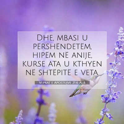 Picture 07 - Veprat e Apostujve 21:6 ALB - Dhe, mbasi u përshëndetëm, hipëm në anije, - Bible Verse Picture