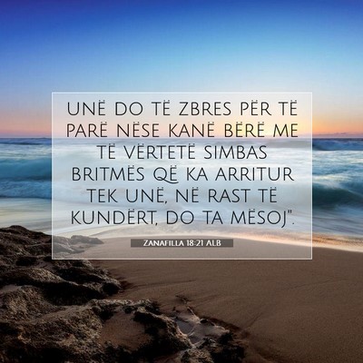 Picture 07 - Zanafilla 18:21 ALB - unë do të zbres për të parë nëse kanë - Bible Verse Picture