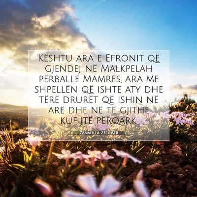 Picture 07 - Zanafilla 23:17 ALB - Kështu ara e Efronit që gjendej në Malkpelah - Bible Verse Picture