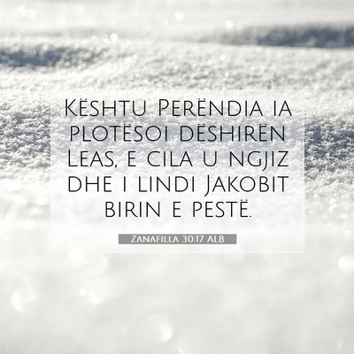 Picture 07 - Zanafilla 30:17 ALB - Kështu Perëndia ia plotësoi dëshirën Leas, e - Bible Verse Picture