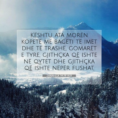 Picture 07 - Zanafilla 34:28 ALB - Kështu ata morën kopetë me bagëti të imët - Bible Verse Picture
