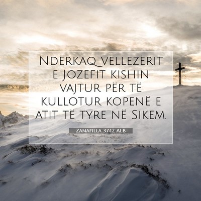 Picture 07 - Zanafilla 37:12 ALB - Ndërkaq vëllezërit e Jozefit kishin vajtur - Bible Verse Picture