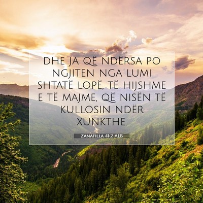 Picture 07 - Zanafilla 41:2 ALB - dhe ja që ndërsa po ngjiten nga lumi shtatë - Bible Verse Picture