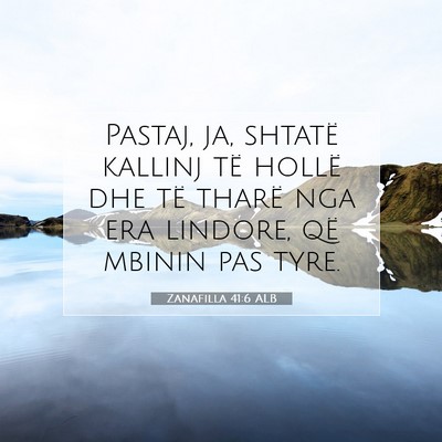 Picture 07 - Zanafilla 41:6 ALB - Pastaj, ja, shtatë kallinj të hollë dhe të - Bible Verse Picture