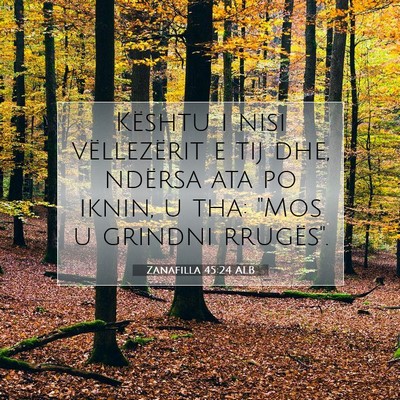 Picture 07 - Zanafilla 45:24 ALB - Kështu i nisi vëllezërit e tij dhe, ndërsa - Bible Verse Picture