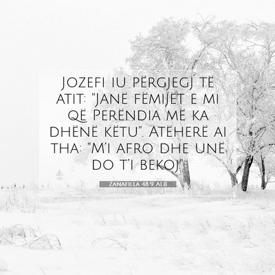 Picture 07 - Zanafilla 48:9 ALB - Jozefi iu përgjegj të atit: 