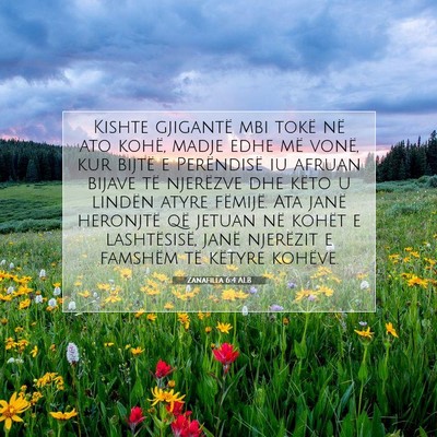 Picture 07 - Zanafilla 6:4 ALB - Kishte gjigantë mbi tokë në ato kohë, madje - Bible Verse Picture