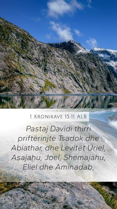 1 Kronikave 15:11 ALB Bible Verse Image