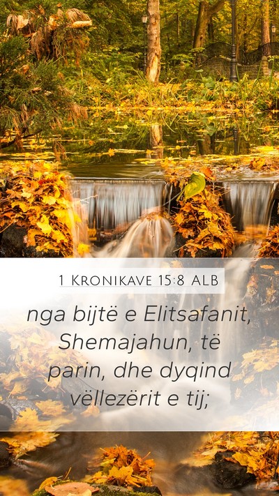 1 Kronikave 15:8 ALB Bible Verse Image