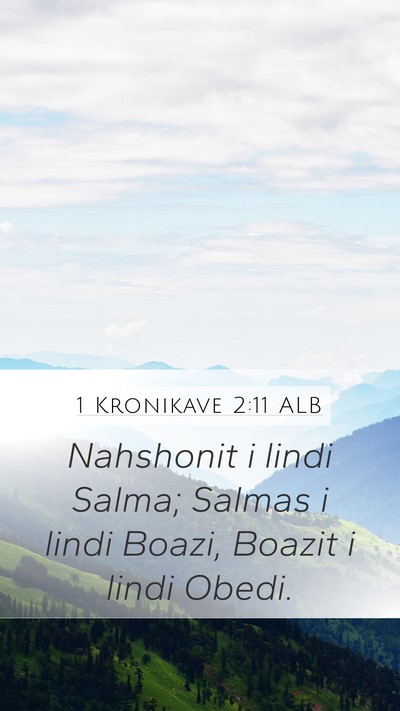 1 Kronikave 2:11 ALB Bible Verse Image