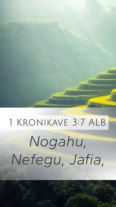 1 Kronikave 3:7 ALB Mobile Phone Wallpaper - Nogahu, Nefegu, - Mobile Bible Verse Wallpaper