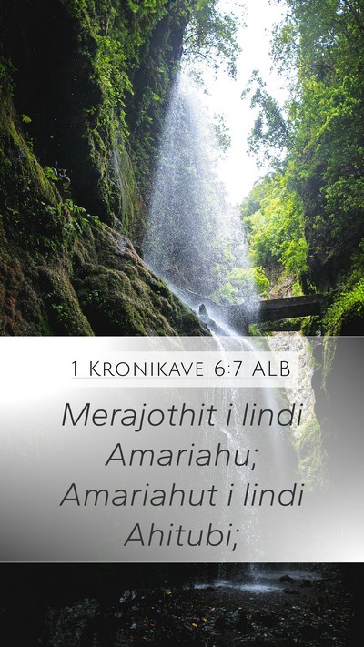 1 Kronikave 6:7 ALB Bible Verse Image