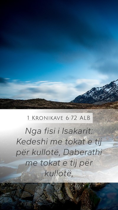 1 Kronikave 6:72 ALB Bible Verse Image