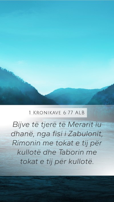 1 Kronikave 6:77 ALB Bible Verse Image