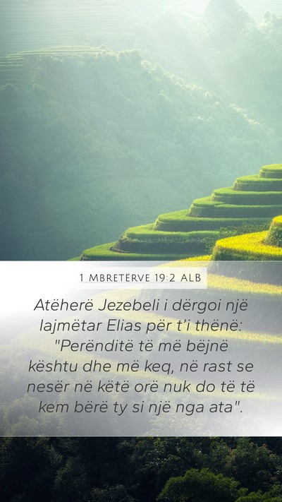 1 Mbretërve 19:2 ALB Bible Verse Image