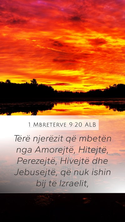 1 Mbretërve 9:20 ALB Bible Verse Image