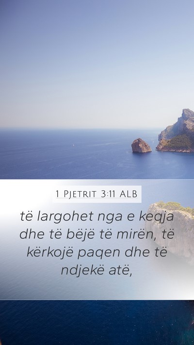1 Pjetrit 3:11 ALB Bible Verse Image