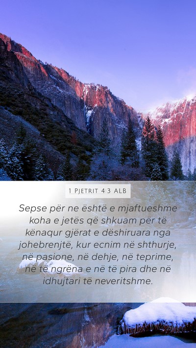 1 Pjetrit 4:3 ALB Bible Verse Image