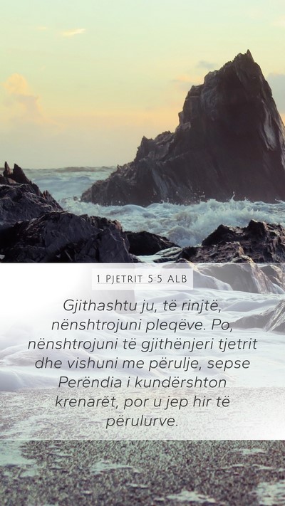 1 Pjetrit 5:5 ALB Bible Verse Image