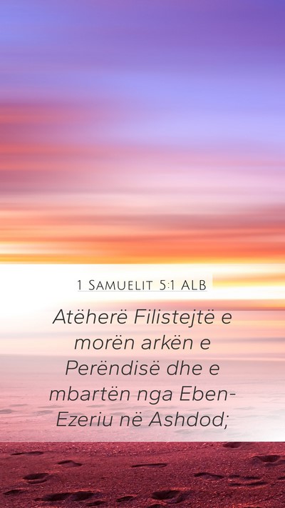 1 Samuelit 5:1 ALB Bible Verse Image