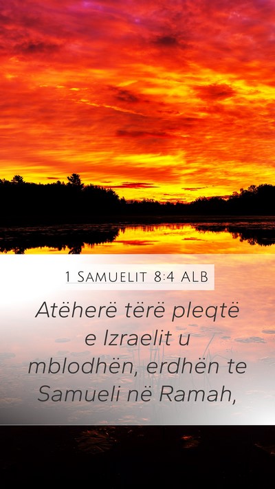 1 Samuelit 8:4 ALB Bible Verse Image