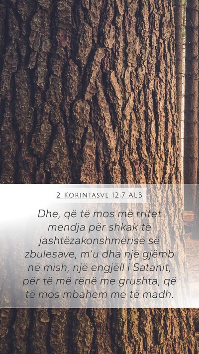 2 Korintasve 12:7 ALB Bible Verse Image