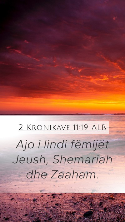 2 Kronikave 11:19 ALB Bible Verse Image