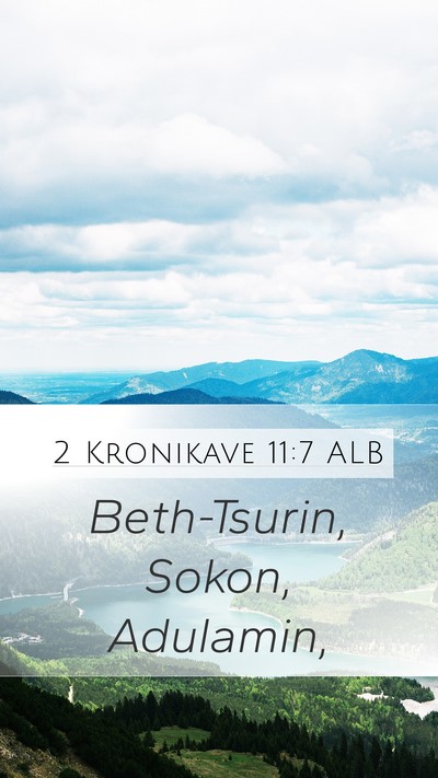 2 Kronikave 11:7 ALB Bible Verse Image